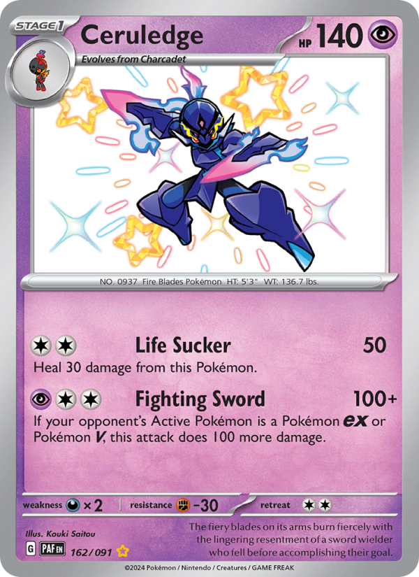 Ceruledge (162/91) Holographic card image