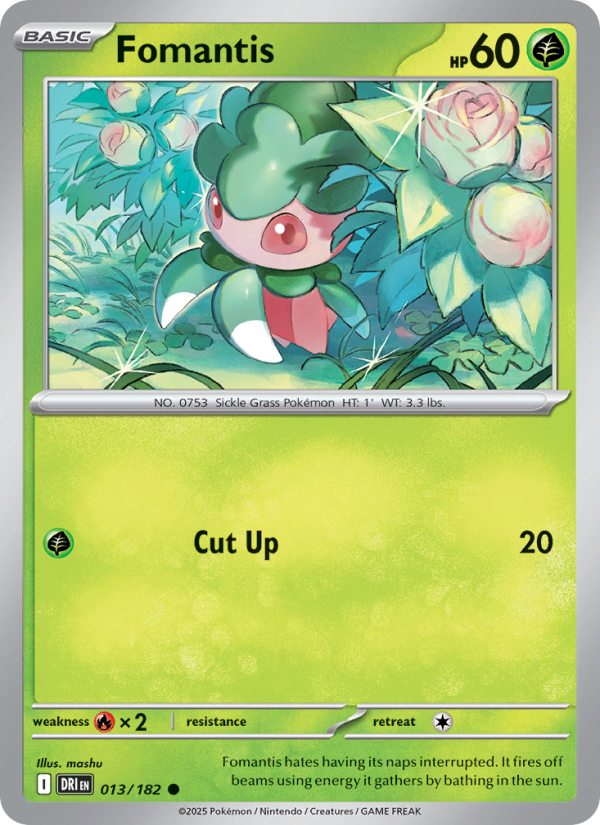 Fomantis (013/182) Reverse Holo card image