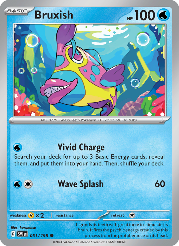 Bruxish (051/198) Reverse Holo card image