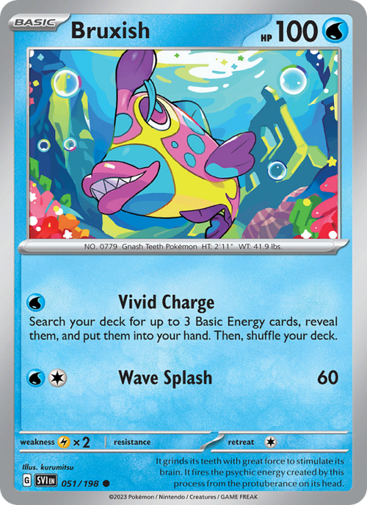 Bruxish (051/198) Reverse Holo card image