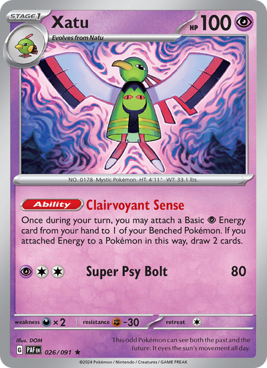 Xatu (026/91) Reverse Holo card image
