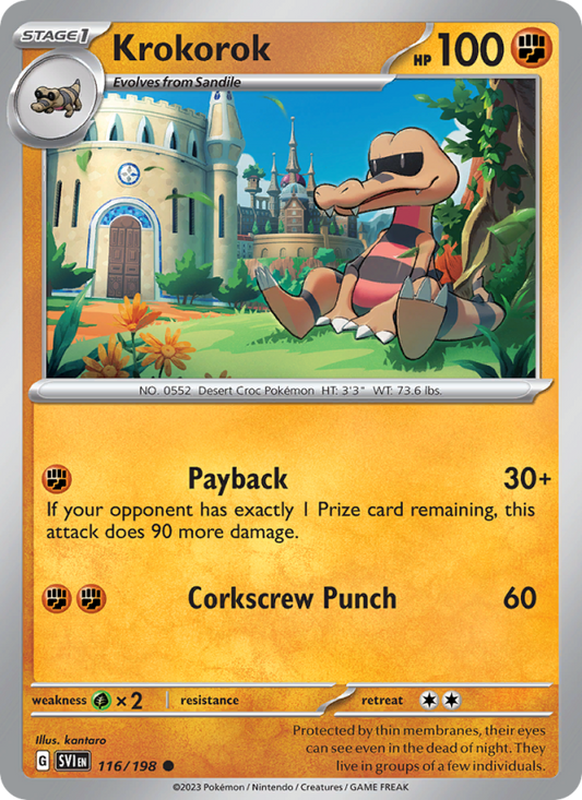 Krokorok (116/198) Reverse Holo card image
