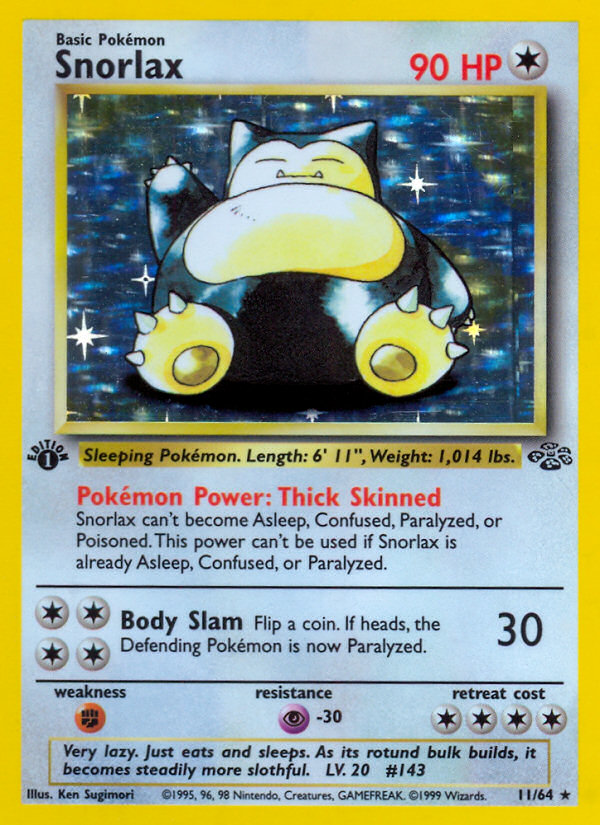 Snorlax (011/64) Reverse Holo card image