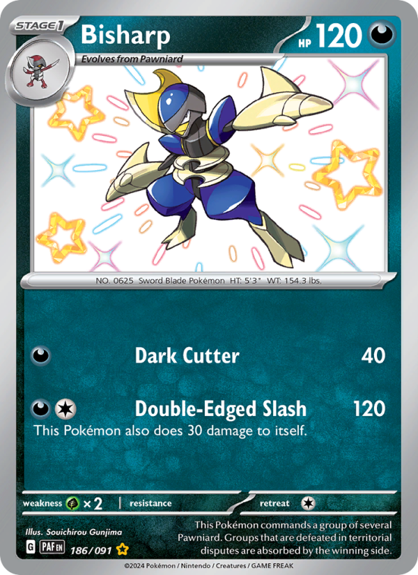 Bisharp (186/91) Holographic card image