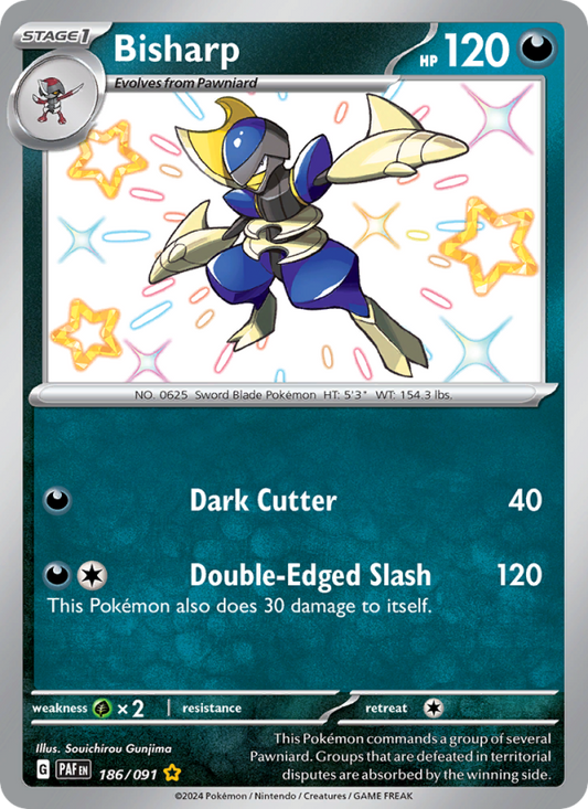 Bisharp (186/91) Holographic card image
