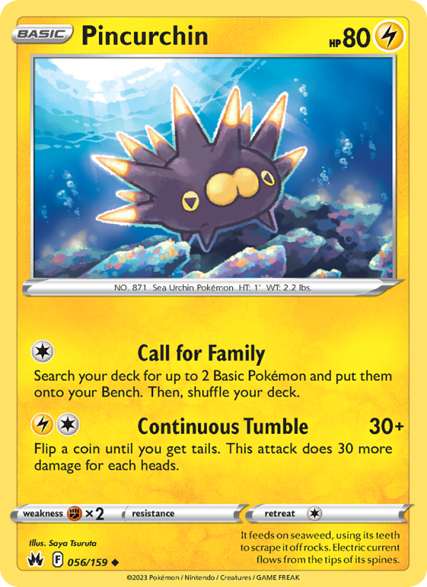 Pincurchin (056/159) Reverse Holo card image