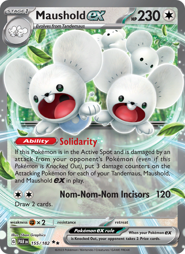 Maushold ex (155/182) Holographic card image