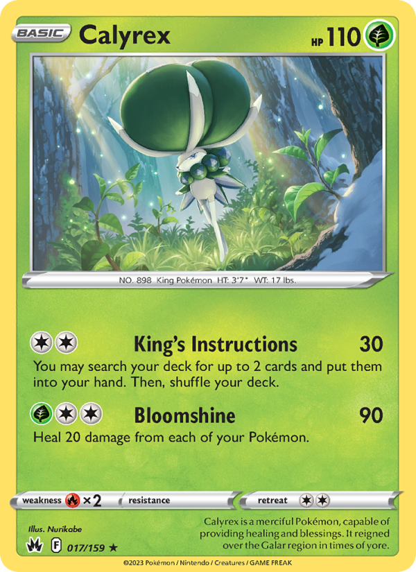 Calyrex (017/159) Reverse Holo card image