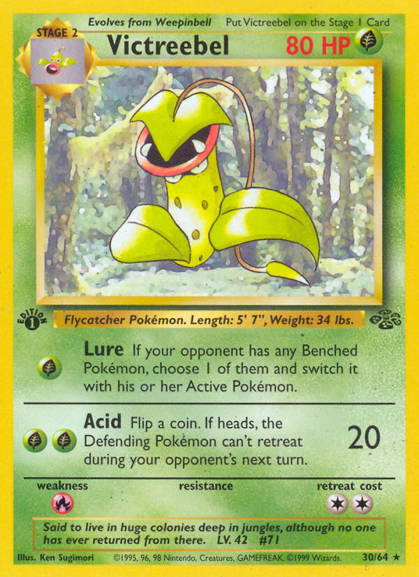 Victreebel (030/64) Reverse Holo card image
