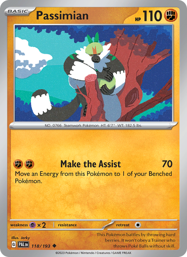 Passimian (118/193) Reverse Holo card image