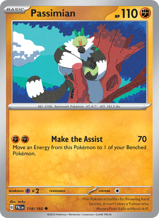 Passimian (118/193) Reverse Holo card image