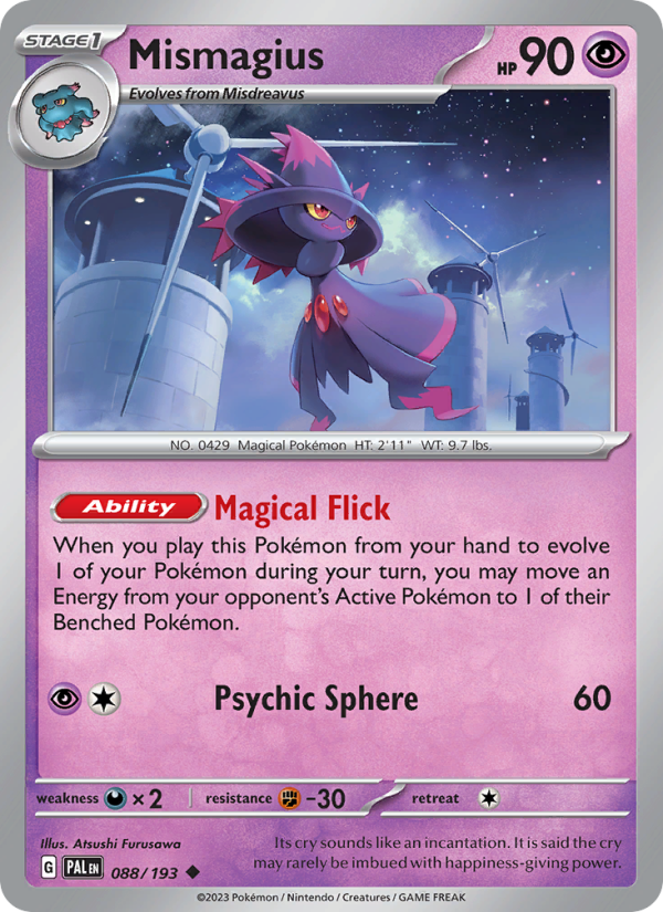 Mismagius (088/193) Reverse Holo card image