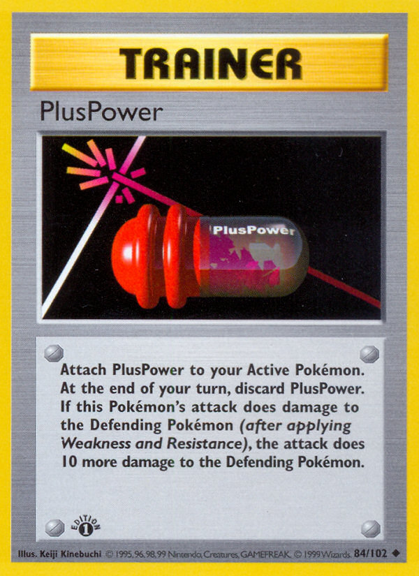 PlusPower (084/102) Reverse Holo card image
