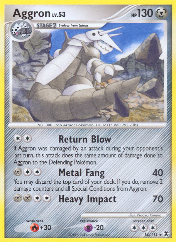 Aggron (014/111) Reverse Holo card image