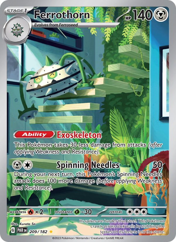 Ferrothorn (209/182) Holographic card image