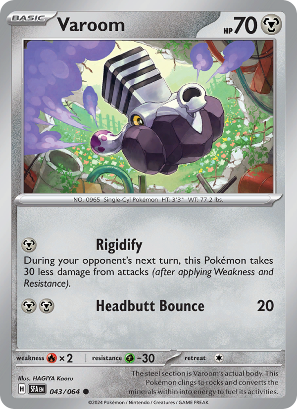 Varoom (043/64) Reverse Holo card image