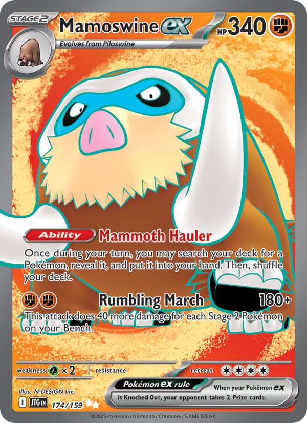Mamoswine ex (174/159) Reverse Holo card image