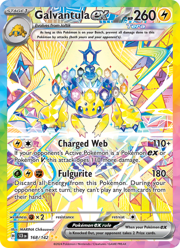 Galvantula ex (168/142) Holographic card image