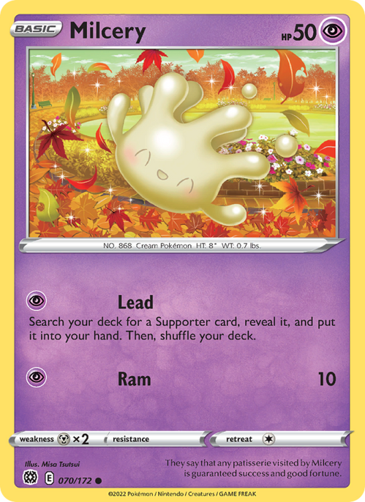 Milcery (070/172) Reverse Holo card image