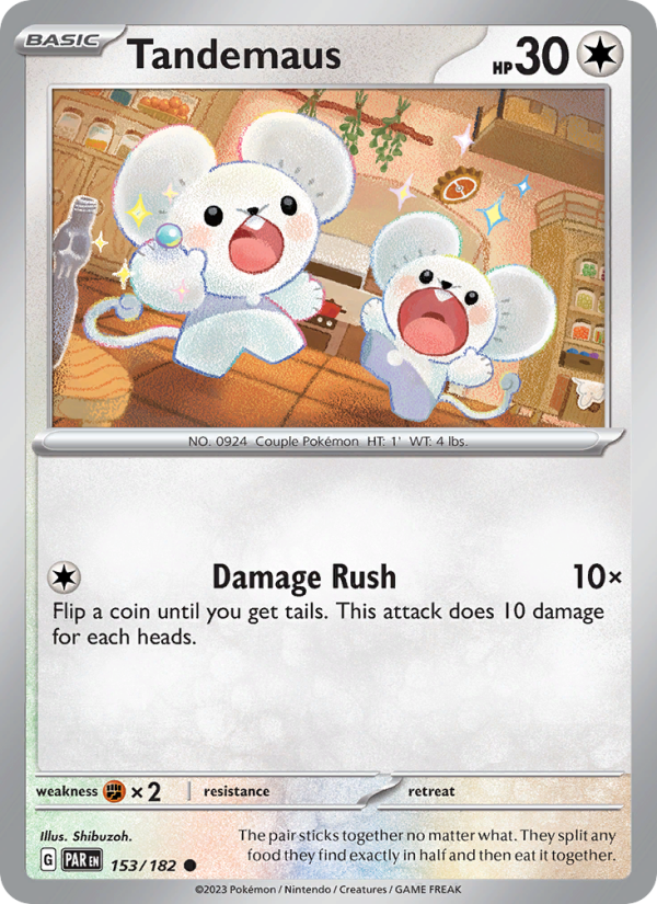 Tandemaus (153/182) Reverse Holo card image