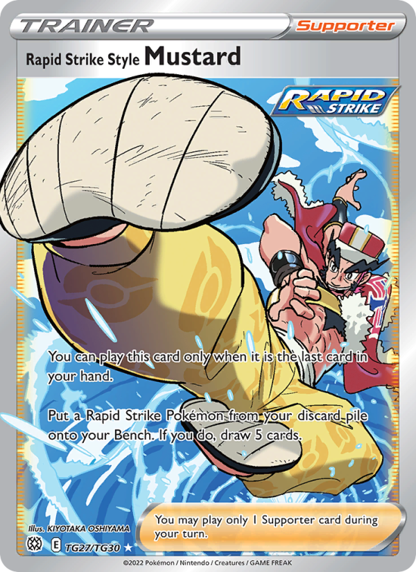 Rapid Strike Style Mustard (TG27/172) Holographic card image