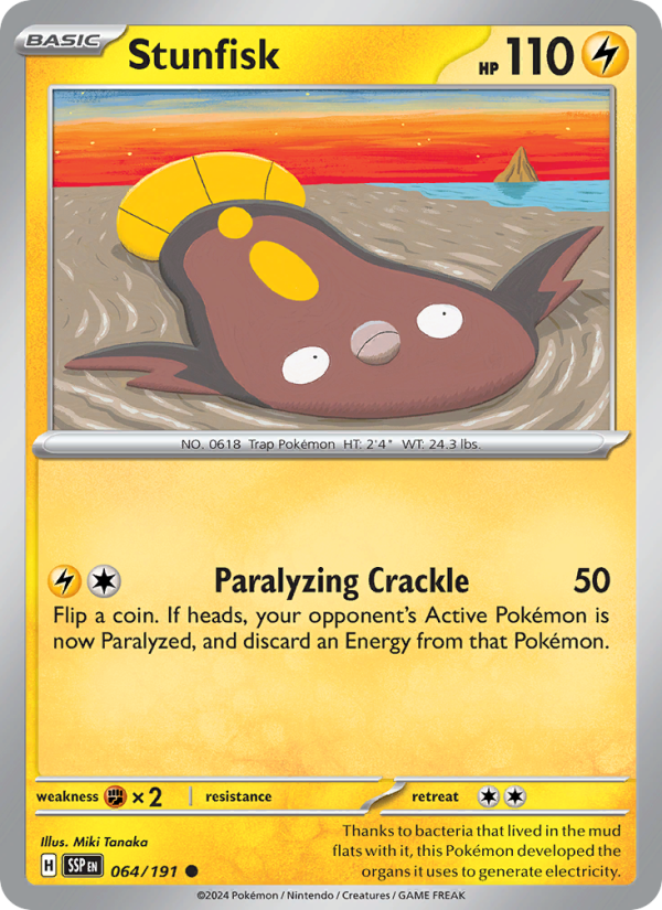 Stunfisk (064/191) Reverse Holo card image