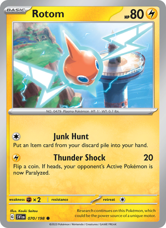 Rotom (070/198) Reverse Holo card image