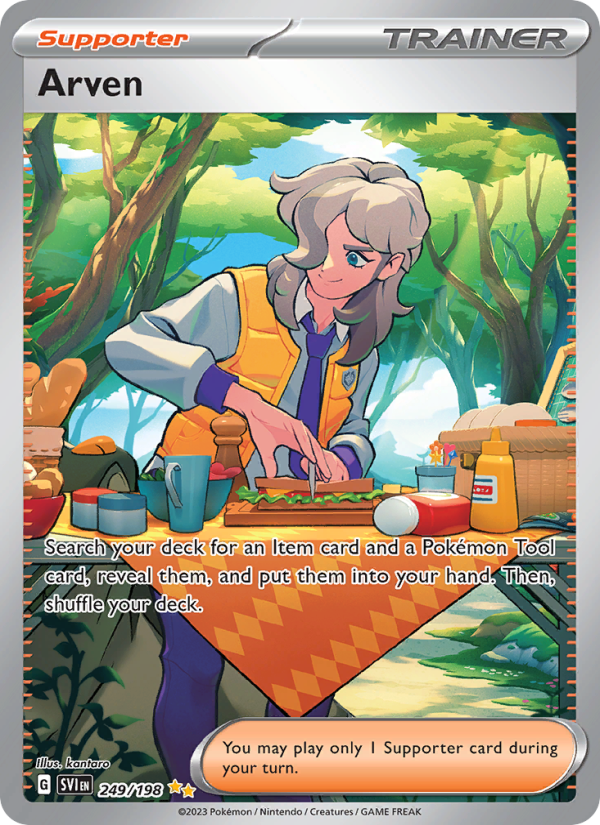Arven (249/198) Holographic card image