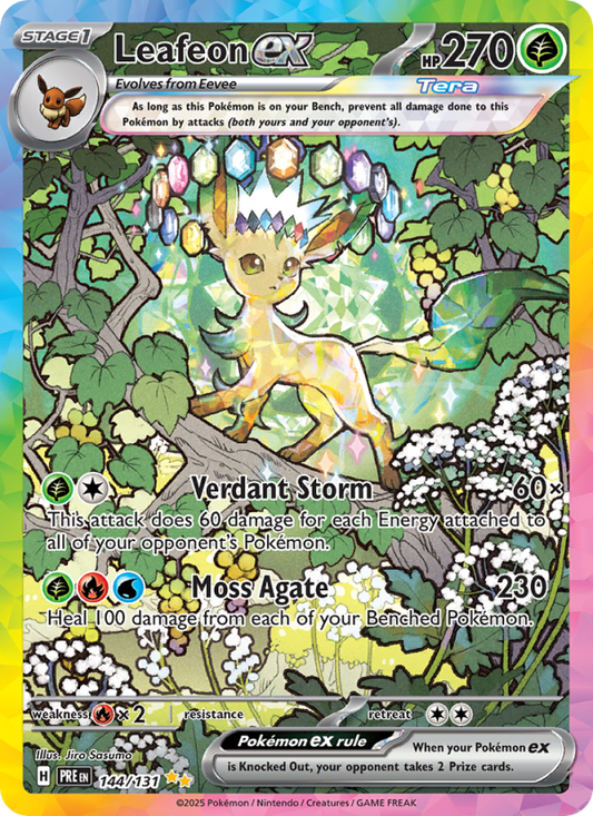 Leafeon ex (144/131) Reverse Holo card image