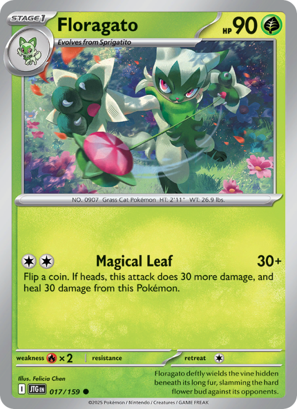 Floragato (017/159) Reverse Holo card image