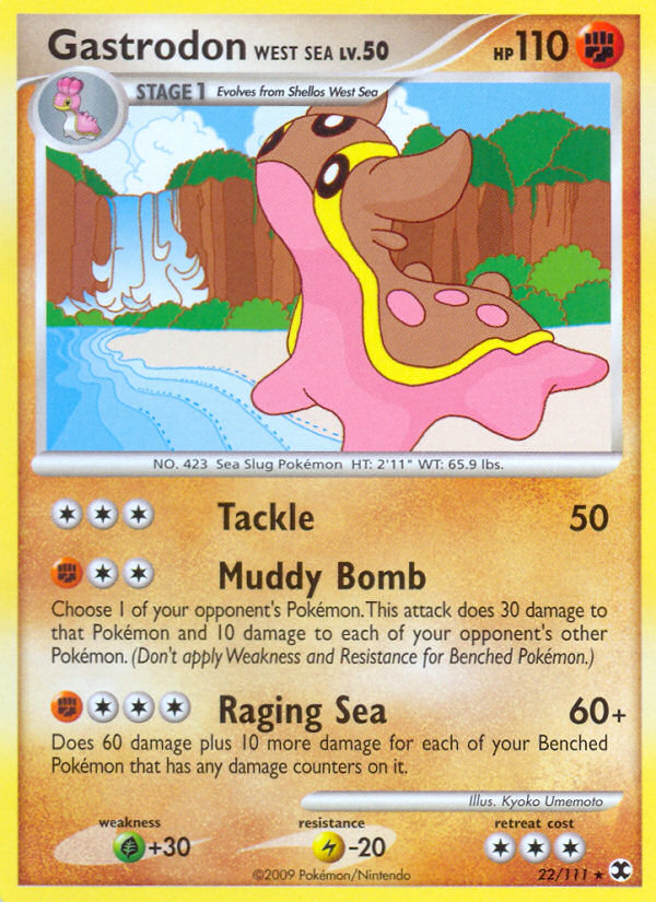 Gastrodon West Sea (022/111) Reverse Holo card image