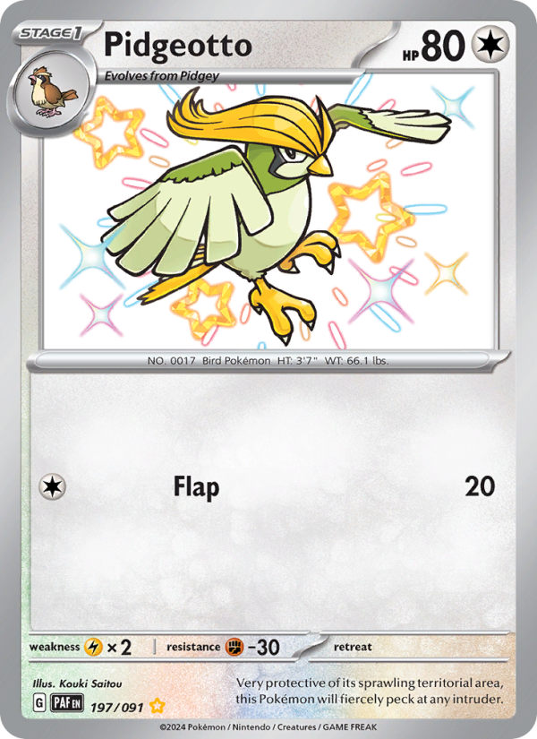Pidgeotto (197/91) Holographic card image