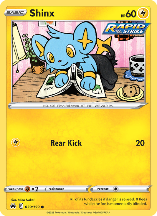 Shinx (039/159) Reverse Holo card image