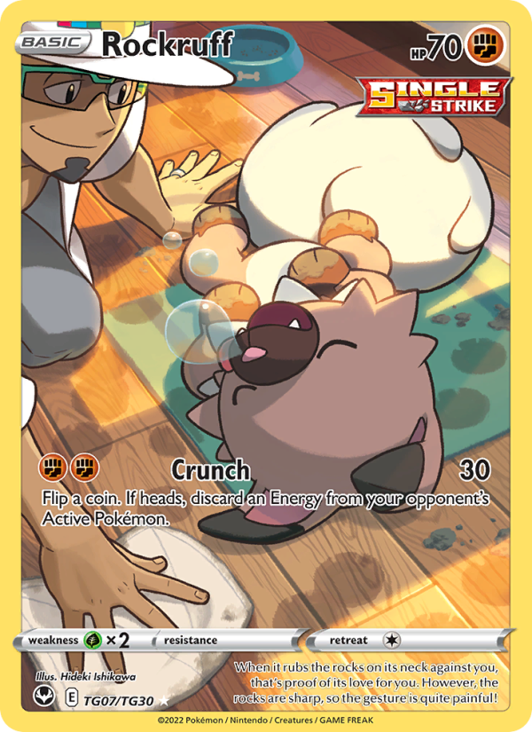 Rockruff (TG07/195) Holographic card image