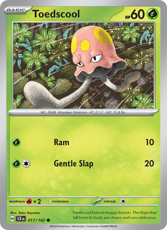 Toedscool (017/142) Reverse Holo card image