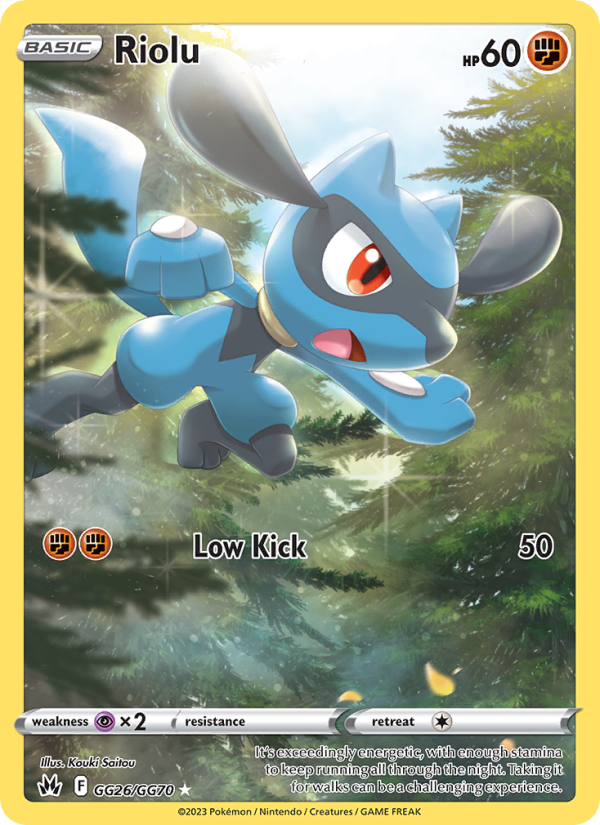 Riolu (GG26/159) Holographic card image