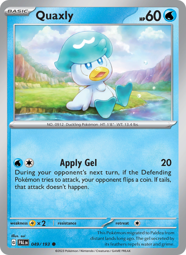 Quaxly (049/193) Reverse Holo card image