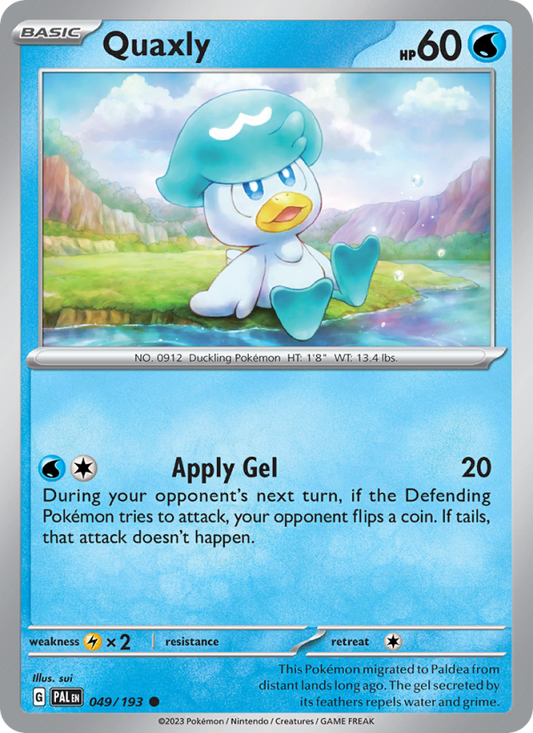 Quaxly (049/193) Reverse Holo card image