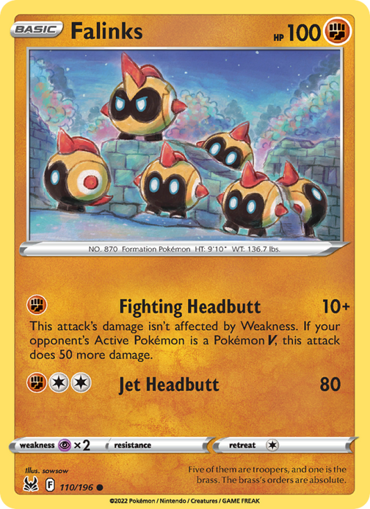 Falinks (110/196) Reverse Holo card image