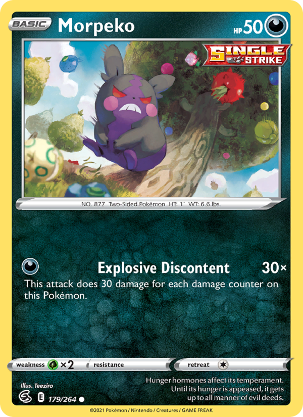 Morpeko (179/264) Reverse Holo card image