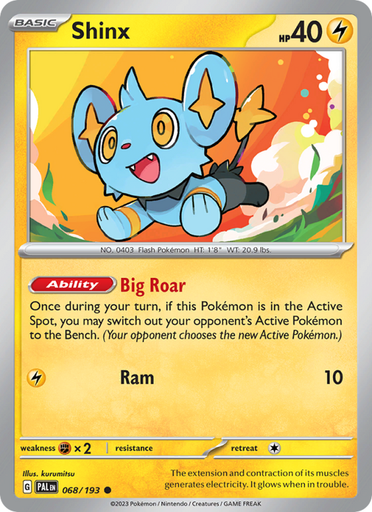 Shinx (068/193) Reverse Holo card image