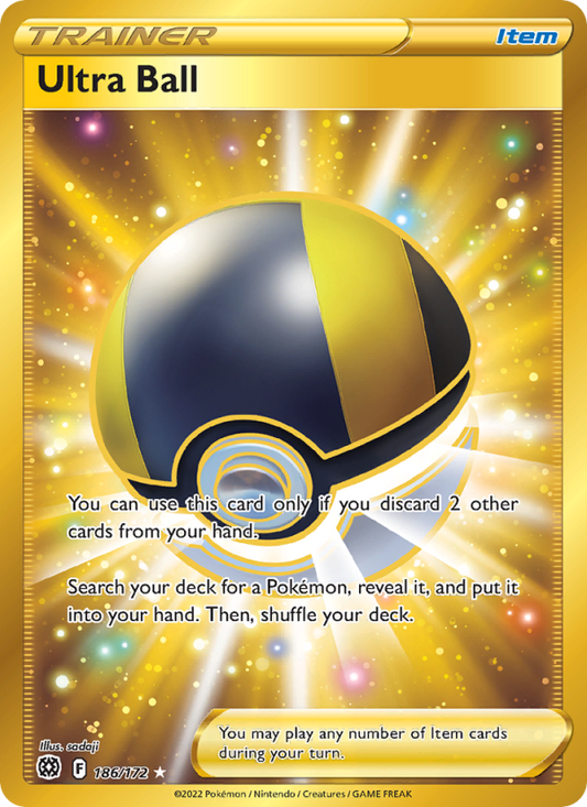 Ultra Ball (186/172) Holographic card image
