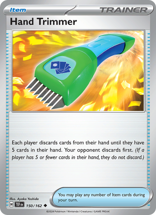 Hand Trimmer (150/162) Reverse Holo card image