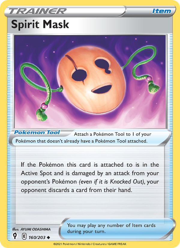 Spirit Mask (160/203) Reverse Holo card image