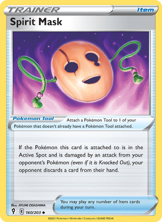 Spirit Mask (160/203) Reverse Holo card image