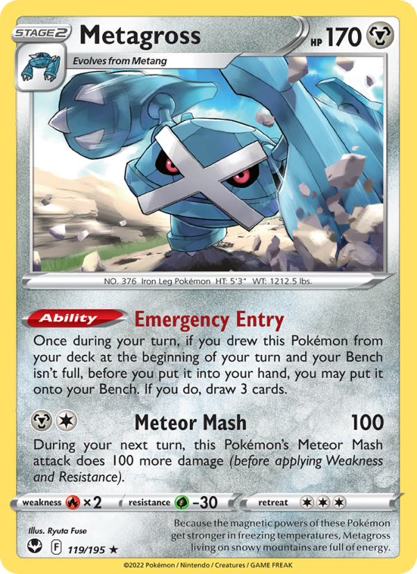 Metagross (119/195) Reverse Holo card image