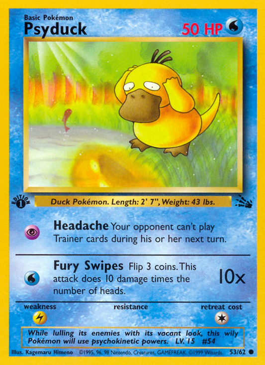 Psyduck (053/62) Reverse Holo card image