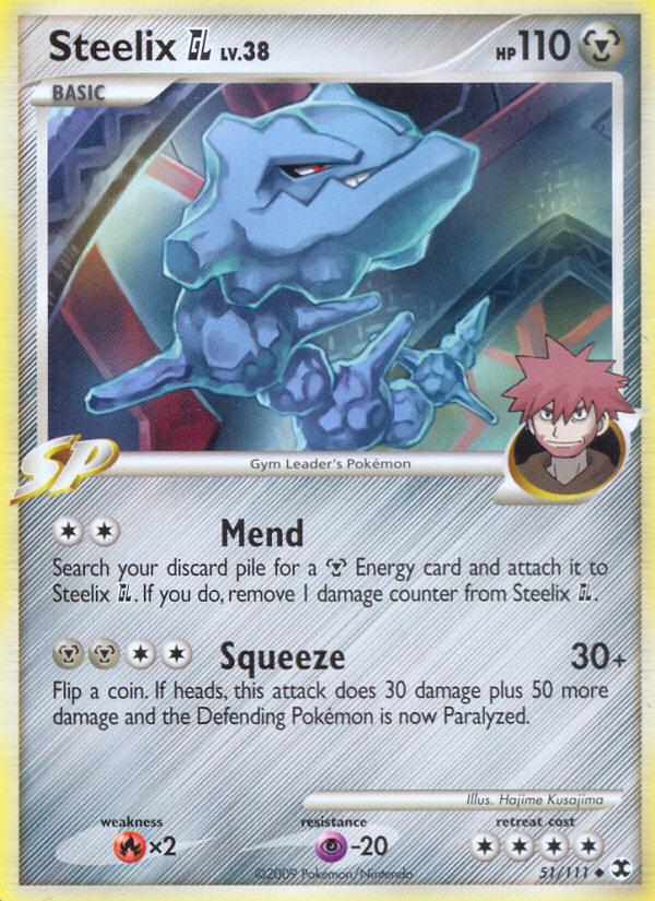 Steelix GL (051/111) Reverse Holo card image