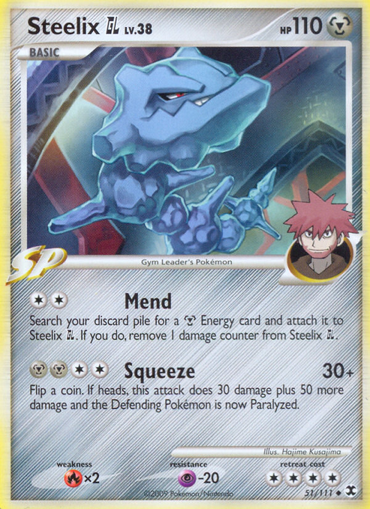 Steelix GL (051/111) Reverse Holo card image