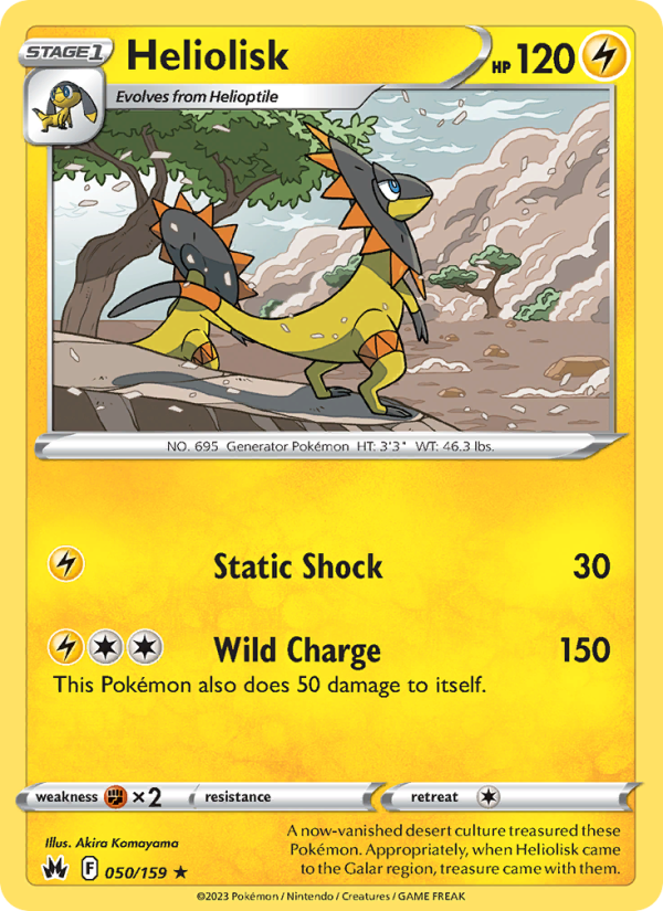 Heliolisk (050/159) Reverse Holo card image